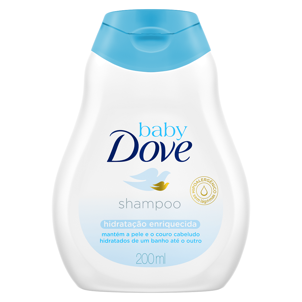 Shampoo Baby Dove Hidratação Enriquecida 200ml levlist