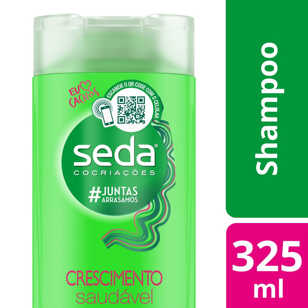 Shampoo Crescimento Saúdavel Cocriações Seda 325ml - levlist