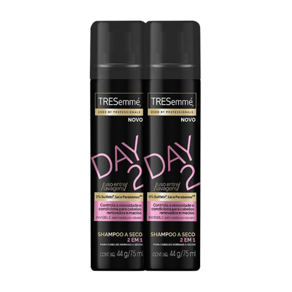 Shampoo A Seco Tresemmé 2 Em 1 Day 2 75Ml C/ 2 Un