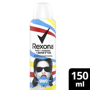 Desodorante Antitranspirante Aerosol Rexona Bang by Anitta 150ml