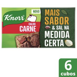 Caldo em Tablete Carne Caseira Knorr Caixa c/ 6 unidades 57g